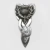 Celtic design Kilt Pin made of Pewter with thistle detail.