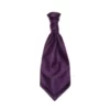 Grape Coloured Tie Hire with matching Flashes, Grape Purple rouche.