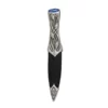 Luss Thistle Dress Sgian Dubh with blue stone top.