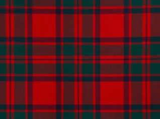 Piece of red and black tartan